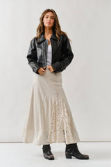 Washed Brown leather jacket