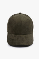 Suede Fall Winter Baseball Cap: Beige