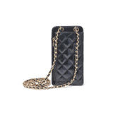 Brianna 2.0 Cell Phone Crossbody: Light Gold