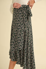 Wrap Ruffle Skirt