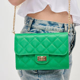 Winona Quilted  Multi-Compartment Crossbody: Oatmilk