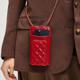 Brianna 2.0 Cell Phone Crossbody: Ivory