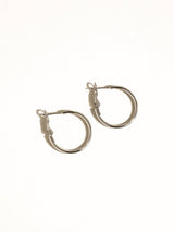 Eska 18K Gold Non-Tarnish Classic Thin Hoop Earring: Yellow Gold / 60 MM