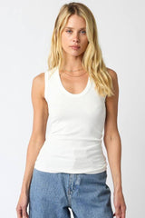 Kelsey Tank Top: Scarlet