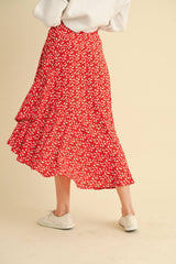 Wrap Ruffle Skirt