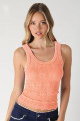 NS8465 - Vintage Reversible Lace Top: Vintage Oak