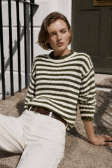 Soft Touch Textured Stripe Sweater