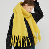 Soft Mohair Feel Scarf - Cozy Winter Wrap_CWASC0323: LIGHTPURPLE / (OS) 1