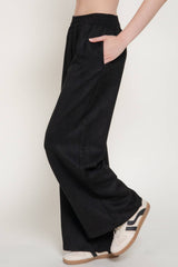 Faux Suede Long Pants