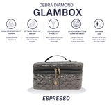 Debra Diamond Cosmetic Glambox | Espresso
