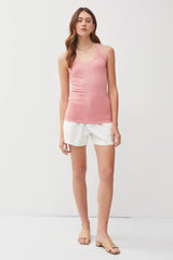 Taupe Ribbed Tank Top