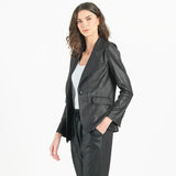 Liquid Leather ™ Signature Pocket Blazer