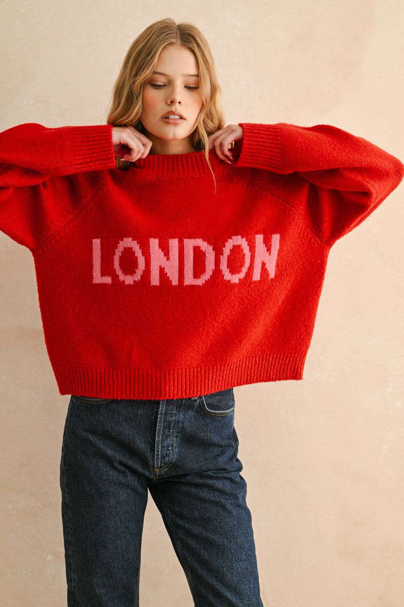 Red London Sweater