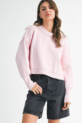 Pink Pullover Sweater