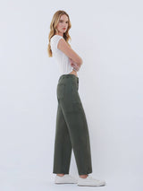 Green barrel Pant
