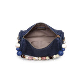 Rachel - Straw Clutch: Chocolate