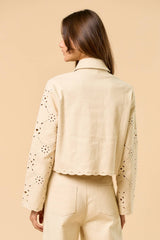 Motif Long Sleeve Jacket