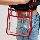 Beckham - Clear Crossbody: Black
