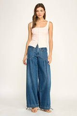 Lotus Balloon Denim