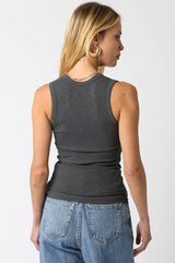 Kelsey Tank Top: Ecru