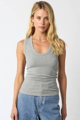 Kelsey Tank Top: Scarlet