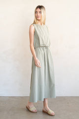 FLARED MIDI SKIRT: SAGE / Contemporary / L