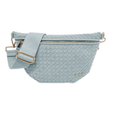 Suede Westlyn Woven Bum Bag: Suede Chocolate