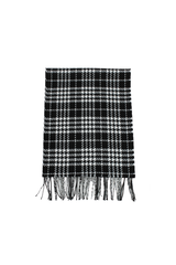 Softer than Cashmere HOUNDSTOOTH Vegan CashmereTouch Scarves: 547 black