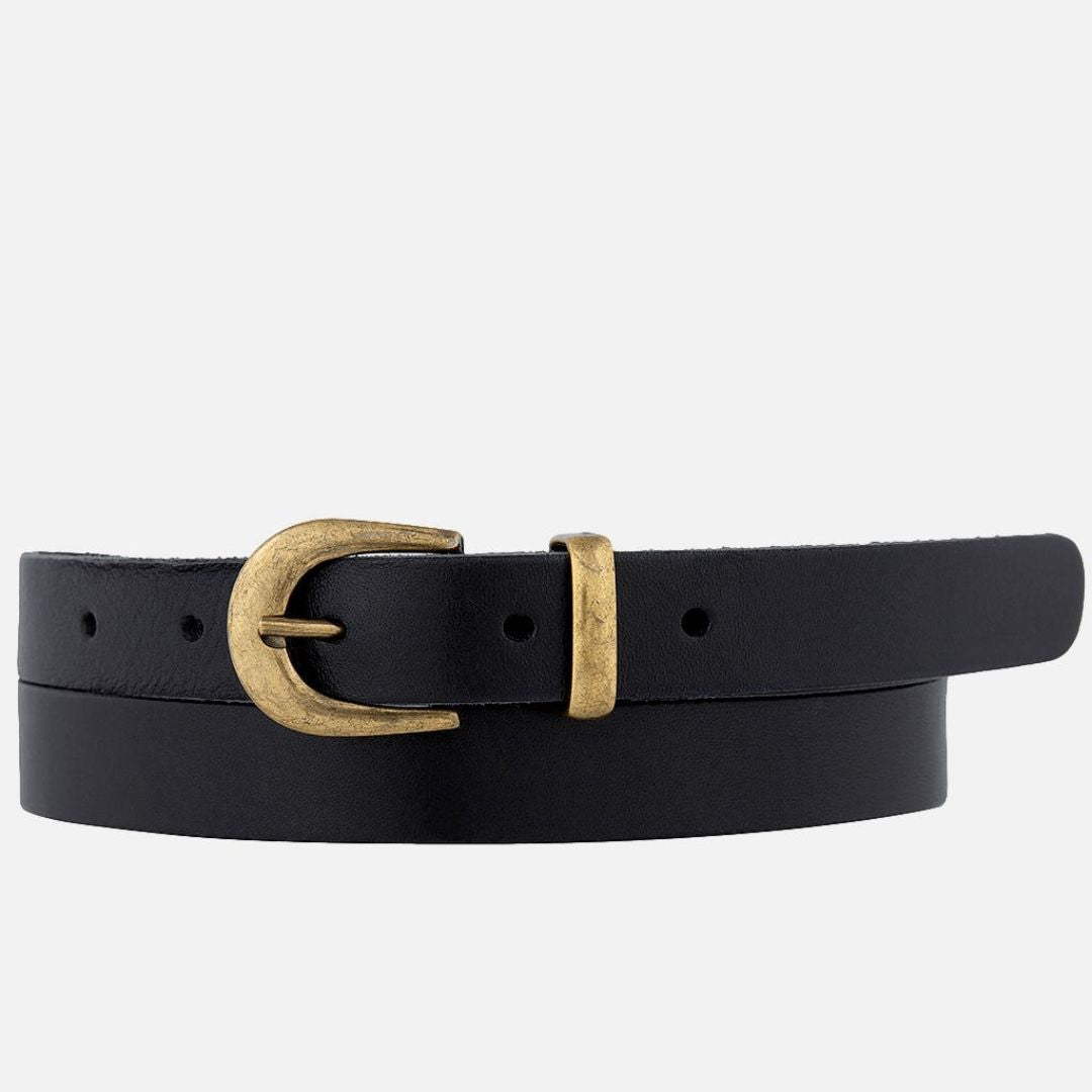 Black Leather Belt