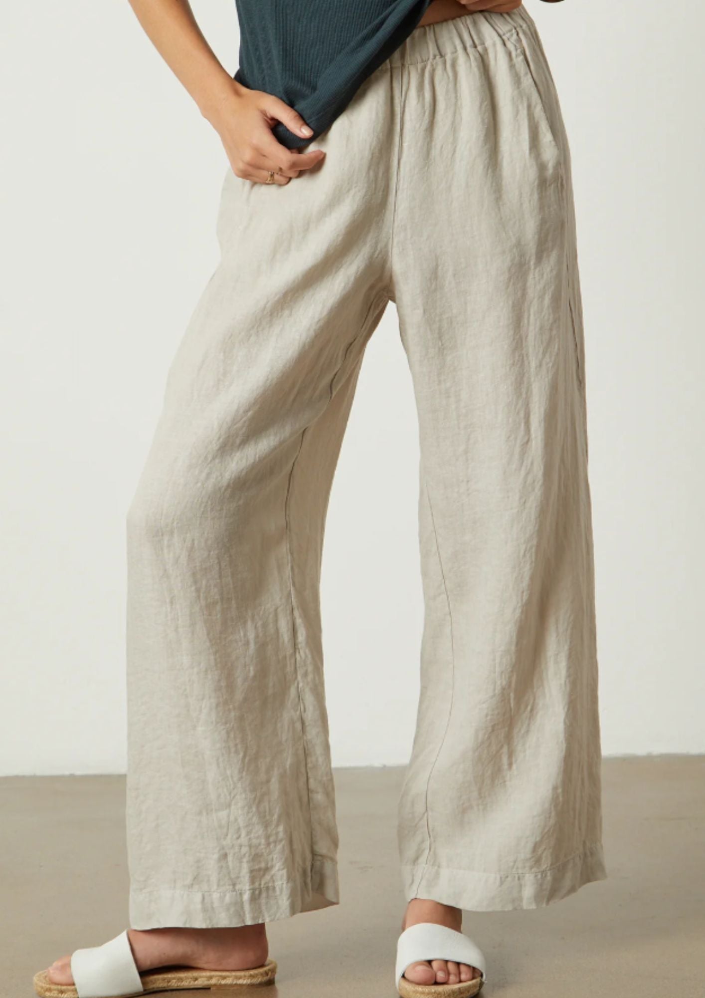 Linen Straight Leg Pant